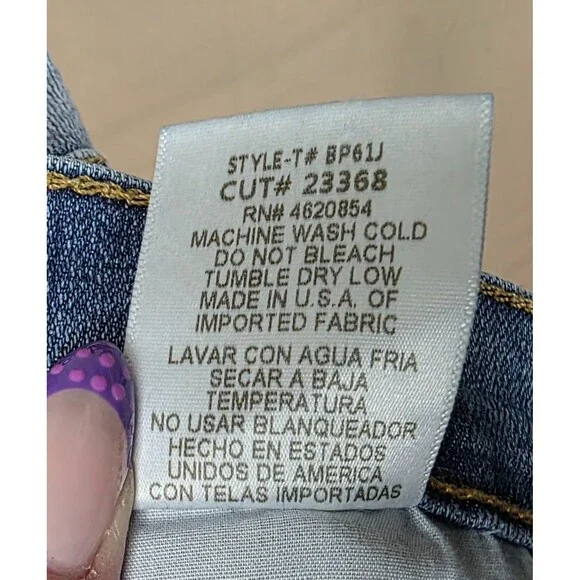 Just Black | Distressed Skinny Jeans | Light Medium Wash Size 29 Mid Rise Ankle - Picture 15 of 15